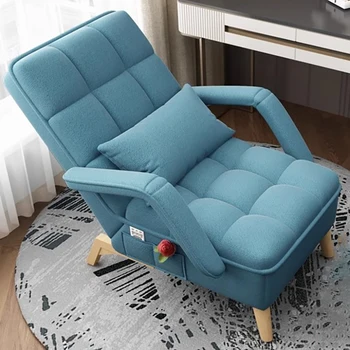 Роскошное кресло для отдыха в гостиной, Дизайнерское кресло для чтения, Акцент На Одноместный Туалетный Столик Sedie Da Soggiorno Мебель