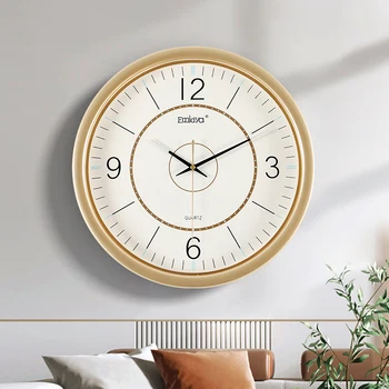 Роскошные настенные часы для гостиной, Современные кухонные часы для девочек, Скандинавские Винтажные кварцевые Стильные Часы Reloj Pared Room Decor WSW45XP