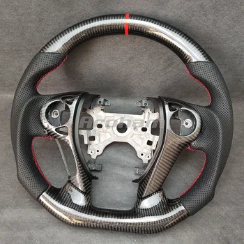 Рулевое колесо из углеродного волокна для Honda Crosstour 2013 2014 2015 Accord Coupe 9 2013 2014 2015 2016 2017