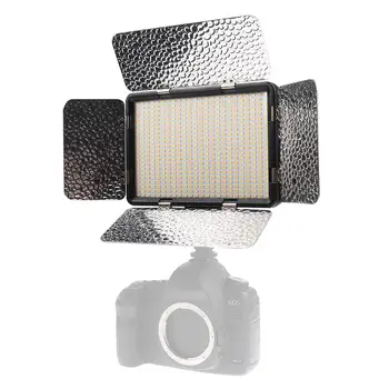 Светильник для фотосъемки 3200 K-5600 K LED-528AS, двухцветный светодиодный студийный светильник, зеркальная камера, мягкий свет