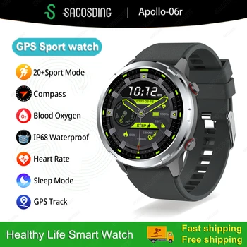 Смарт-часы с GPS, Компас для спорта на открытом воздухе, умные часы, всегда отображающий здоровье, умный браслет, Водонепроницаемые часы для мужчин для Huawei Xiaomi