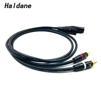 Соединительный кабель Haldane Pair YS373 RCA Male-XLR Male с монокристаллическим кабелем 7nOCC copperr CANARE L-4E6S 1905
