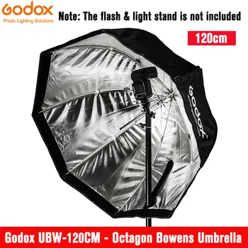 Софтбокс Godox 120cm/47in Octagon Umbrella с креплением Bowens Speedring для Студийной вспышки Speedlite Photo Strobe