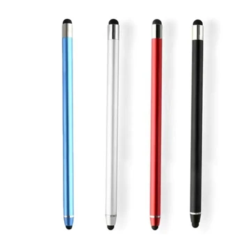 Стильная ручка-карандаш, Емкостный стилус, Сменные наконечники, Гладкие силиконовые наконечники