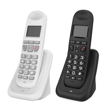 Стильный домашний и офисный телефонный аппарат Стационарный с абонентом и памятью