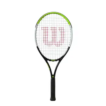Теннисная ракетка Feel 25 для юниоров - зелено-черная (возраст 9-10 лет), 100 кв. дюймов, 9,1 унции