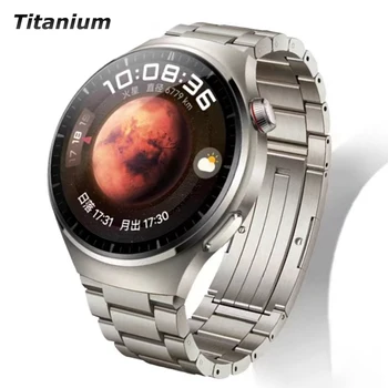 Титановый Роскошный Ремешок Для Huawei Watch 4 Pro GT3 46 gt2/2e Ultimate Correa Для Samsung Galaxy Watch 46 мм 3 45 мм Gear S3 Браслет