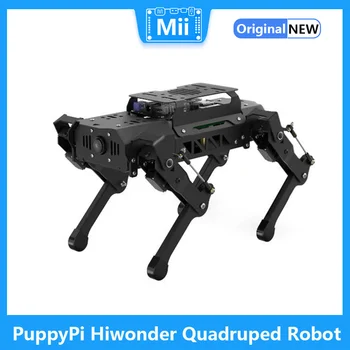Четвероногий робот PuppyPi Hiwonder с искусственным зрением на базе Raspberry Pi ROS с открытым исходным кодом Робот-собака