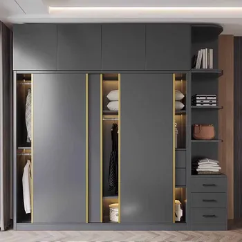 Шкаф для хранения одежды для девочек, Золотой, Черный Кубический дисплей, Европейский Многофункциональный Витринный шкаф Cristal Expositoras Furniture