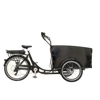 Электрический грузовой велосипед EU Warehouse Clamber, 26-дюймовый Трехколесный велосипед с задней ступицей, 3 колеса для погрузки